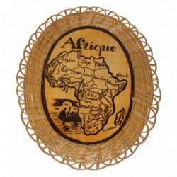 Déco osier - Carte du Bénin